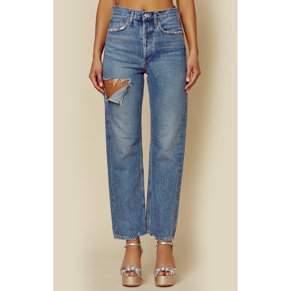 Agolde 90's Mid Rise Loose Fit Jeans In Portal A069-1141